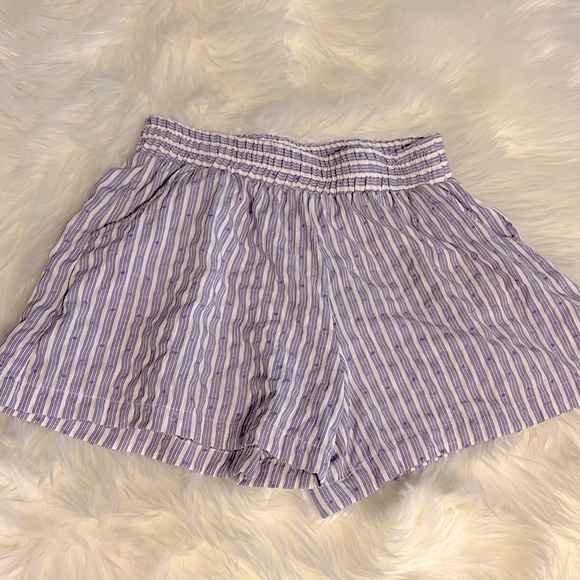 Purple and white striped matching summer outfit- size 14 - Picture 7 of 9